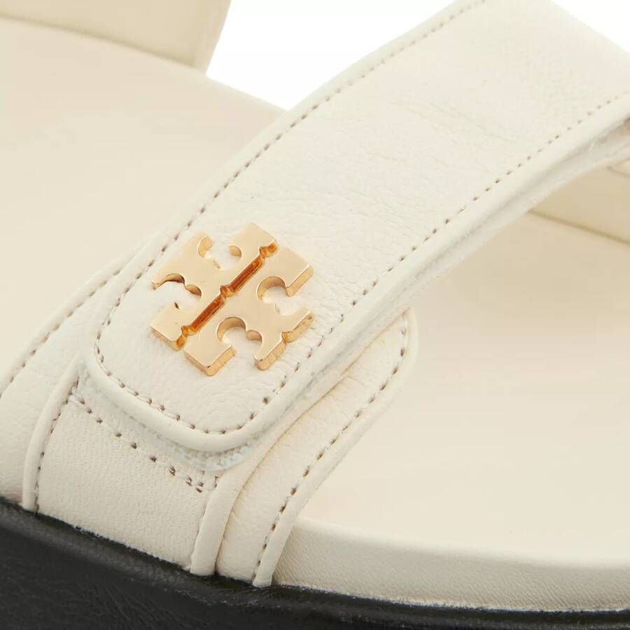 TORY BURCH Crèmekleurige Leren Sandalen met Klittenbandsluiting White Dames - Foto 5