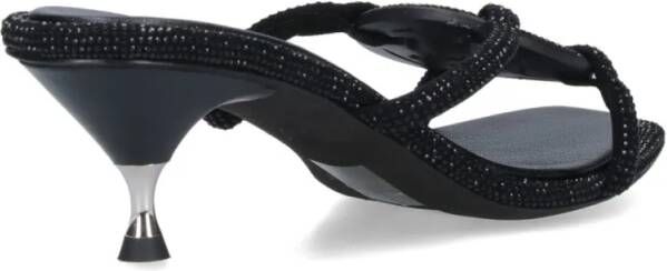 TORY BURCH Sandalen Miller Geo Bombé' Sandals – Black in zwart