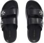 TORY BURCH Sandalen T Lock Sport Slide in zwart - Thumbnail 4
