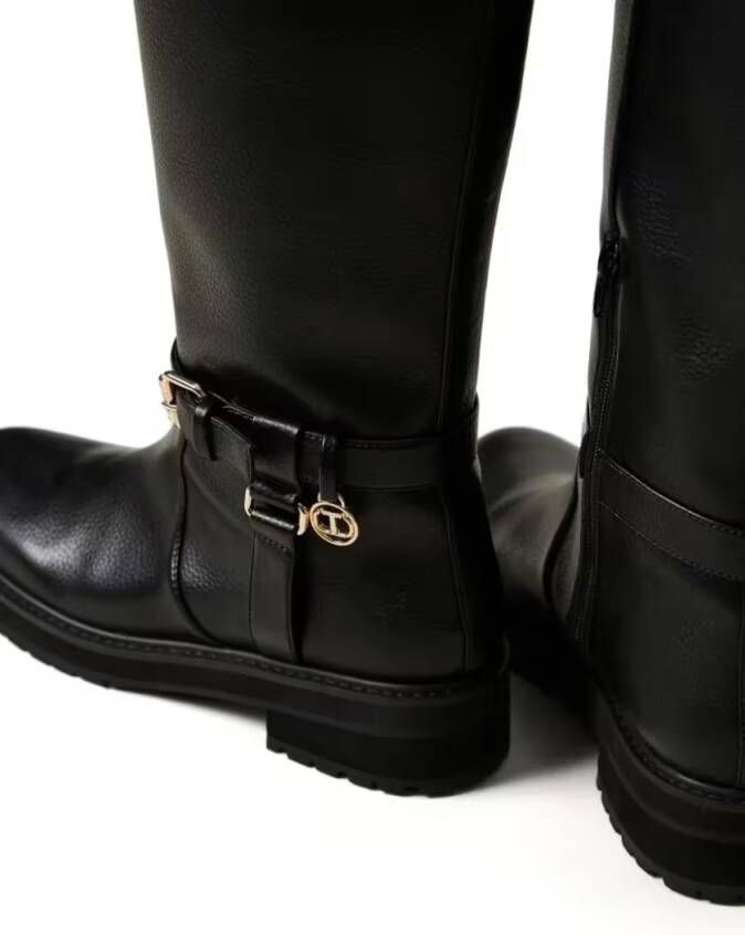 Twin-Set Boots Biker Boots in zwart
