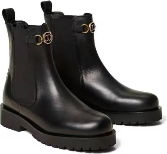 Twin-Set Boots Chelsea Booties in zwart