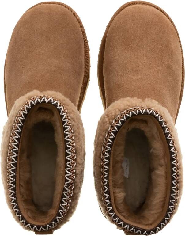 Ugg Boots Classic Ultra Mini Maxi Curly in bruin