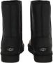 Ugg Classic Short Leather laarzen voor Dames in Black - Thumbnail 7