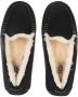 UGG Pantoffels Dames Sloffen Instappers Suède Harde zool Dichte hiel 1106878 Zwart - Thumbnail 14