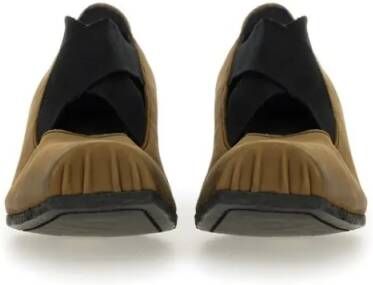 Uma Wang Brown Carbon Fiber Ballerina Shoes in bruin