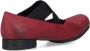 Uma Wang Heeled Ballerinas – Red in rood - Thumbnail 2