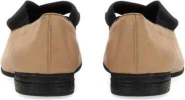 Uma Wang Leather Ballerina in beige