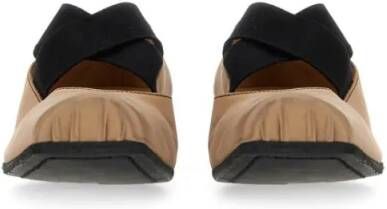 Uma Wang Leather Ballerina in beige