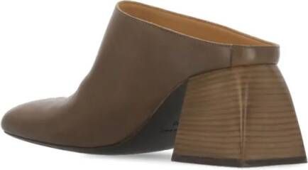Uma Wang Sandalen Leather Sabot in bruin
