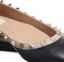 Valentino Ballerinas Rockstud Ballerina in poeder roze - Thumbnail 3