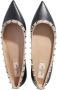 Valentino Ballerinas Rockstud Ballerina in poeder roze - Thumbnail 4