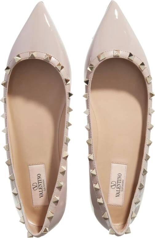 Valentino Garavani Ballerinas Ballerina Rockstud in taupe