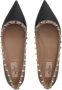Valentino Garavani Ballerinas Rockstud Ballerina in zwart - Thumbnail 3