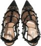 Valentino Garavani Boots Ankle Strap Rockstud in zwart - Thumbnail 3