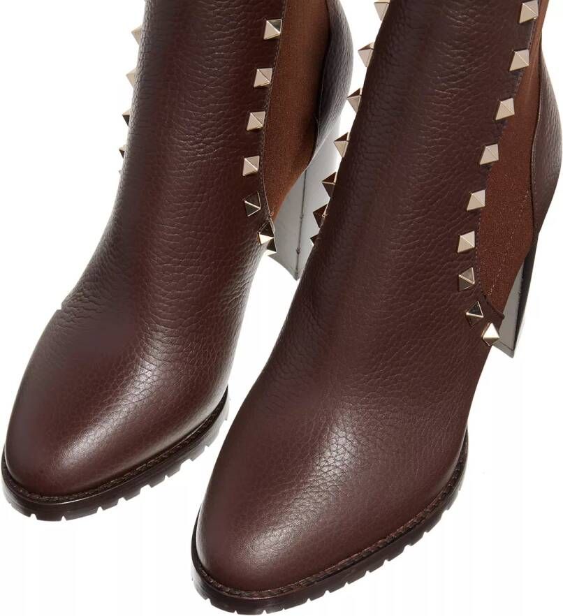 Valentino Garavani Boots & laarzen Rockstud Ankle Boot in bruin