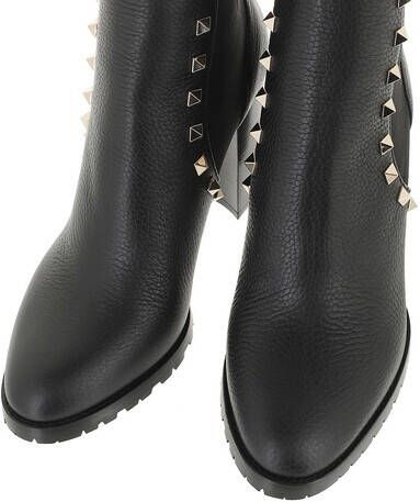 Valentino Garavani Boots & laarzen Rockstud Ankle Boots 90 Leather in zwart