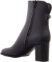 Valentino Garavani Zwarte Leren Laarzen met Decoratief VLogo Detail Black Dames - Thumbnail 9