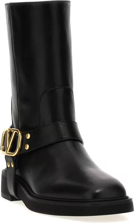 Valentino Garavani Boots & laarzen V Logo Signature Biker in zwart
