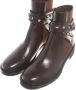 Valentino Garavani Boots Rockstud Beatle in bruin - Thumbnail 4
