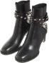 Valentino Garavani Enkellaarzen Rockstud Boot in zwart - Thumbnail 4