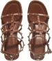 Valentino Garavani Espadrilles Wedge Espadrillas in bruin - Thumbnail 3