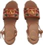 Valentino Garavani Espadrilles Wedge Espadrillas in bruin - Thumbnail 3