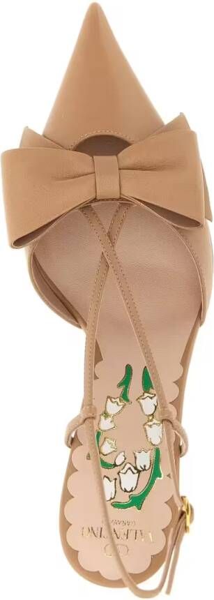 Valentino Garavani Hoge hakken Bowow' Slingback in roze