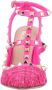 Valentino Garavani Hoge hakken Caged 100 Tweed & Leather Pump Pink in roze - Thumbnail 4
