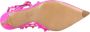 Valentino Garavani Hoge hakken Calfskin Open Pumps Pink in roze - Thumbnail 3