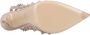 Valentino Garavani Hoge hakken Pointed Toe Rockstud Pumps With Adjustable Ankle S in beige - Thumbnail 3