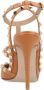 Valentino Garavani Hoge hakken Rockstud 100 Leather Pumps Beige in beige - Thumbnail 2