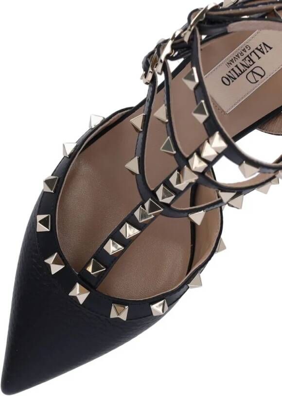 Valentino Garavani Hoge hakken Rockstud 65' Heels – Black in zwart
