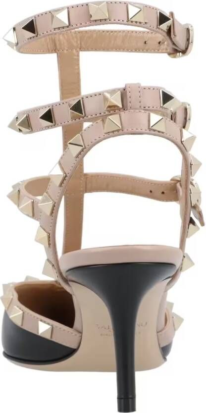 Valentino Garavani Hoge hakken Rockstud 65Mm Cage Pumps Black in zwart