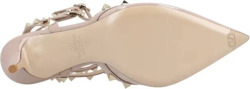 Valentino Garavani Hoge hakken Rockstud 65Mm Nude in beige