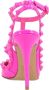 Valentino Garavani Hoge hakken Rockstud Caged Pumps Pink in roze - Thumbnail 2