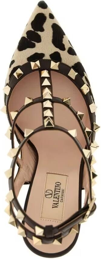 Valentino Garavani Hoge hakken 'Rockstud' Pumps in beige