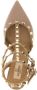 Valentino Garavani Hoge hakken 'Rockstud' Pumps in roze - Thumbnail 2