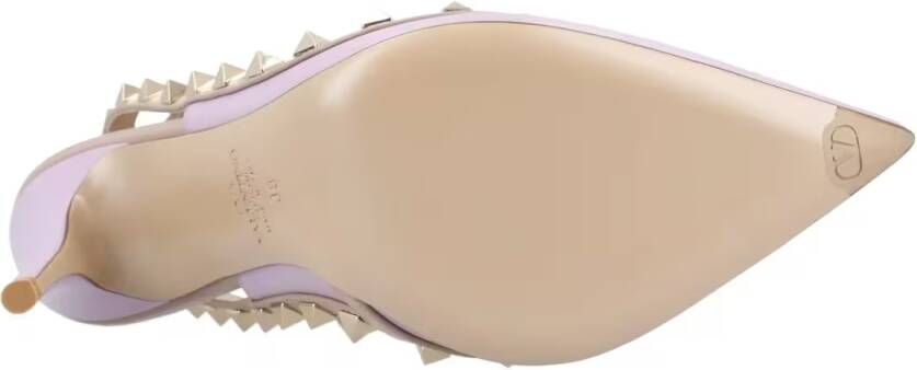 Valentino Garavani Hoge hakken Rockstud Pumps Purple in roze