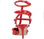 Valentino Garavani Hoge hakken Rockstud' Pumps Red in rood - Thumbnail 2