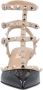 Valentino Garavani Hoge hakken Rockstud Pumps With Gold-Tone Studded Strap in zwart - Thumbnail 3
