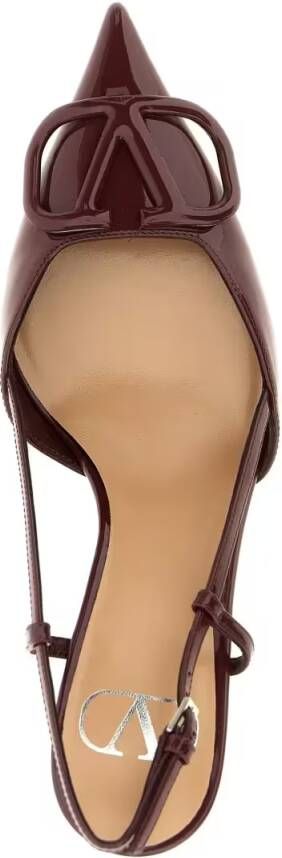 Valentino Garavani Hoge hakken Slingback Vlogo Signature in rood