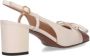 Valentino Garavani Hoge hakken "Valet Du Roi" Slingback Pumps – Cream in beige - Thumbnail 5