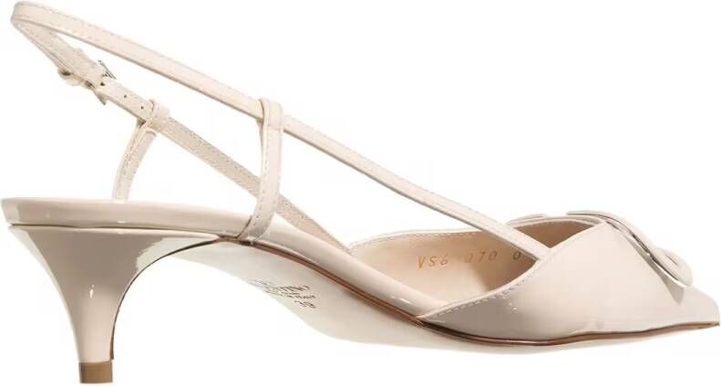 Valentino Garavani Hoge hakken VLogo Slingback in wit