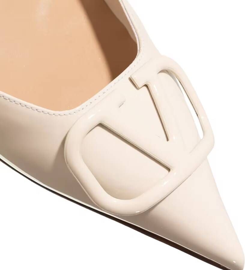 Valentino Garavani Hoge hakken VLogo Slingback in wit