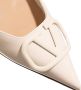 Valentino Garavani Hoge hakken VLogo Slingback in wit - Thumbnail 3