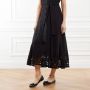 Valentino Garavani Loafers Ballerina Rockstud in zwart - Thumbnail 2