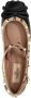 Valentino Garavani Loafers Ballerina Rockstud in zwart - Thumbnail 4