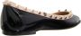 Valentino Garavani Loafers Ballerina Rockstud in zwart - Thumbnail 3