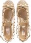 Valentino Garavani Loafers Ballerina Rockstud 05 in goud - Thumbnail 2