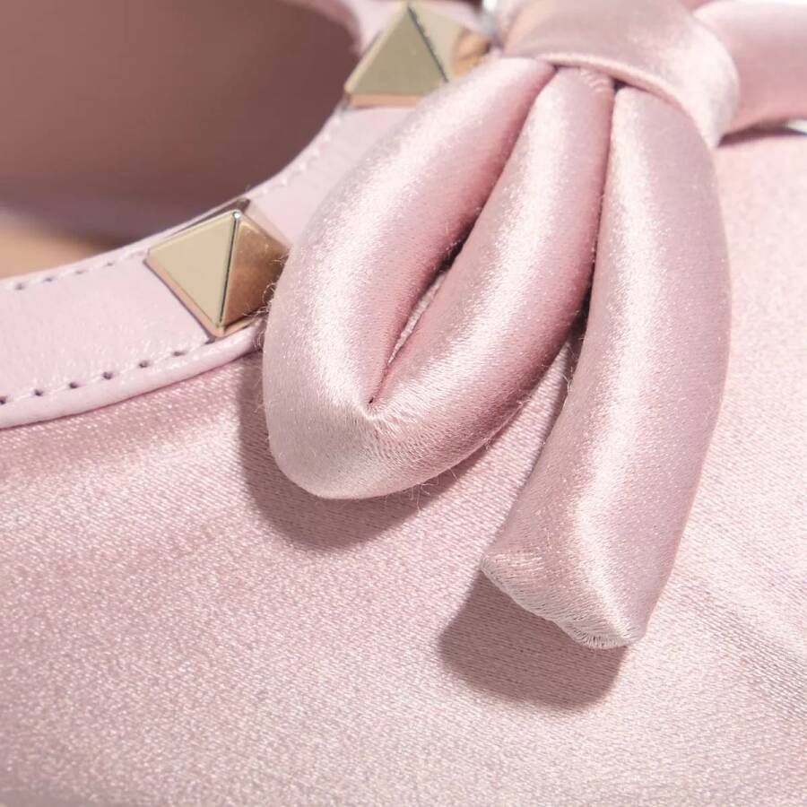 Valentino Garavani Loafers Ballerina Rockstud in paars